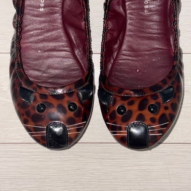 마크 제이콥스 호피 쥐돌이 마우스 플랫 슈즈 37