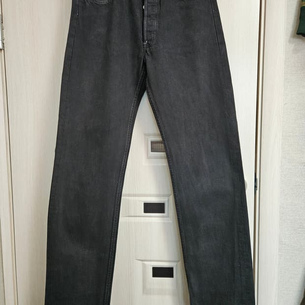 유럽 리바이스 501 블랙진 32x34