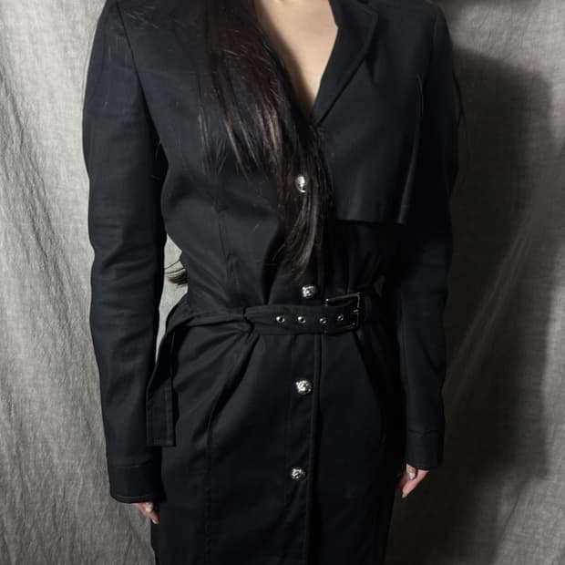 Versus Versace Belted Coat