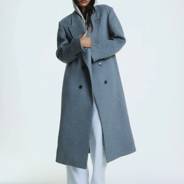 글로니 클래식 울 코트 그레이 G WOOL COAT - LONG