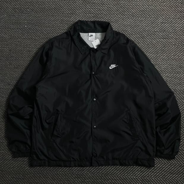 나이키 클럽 우븐 코치 자켓 블랙o 4223