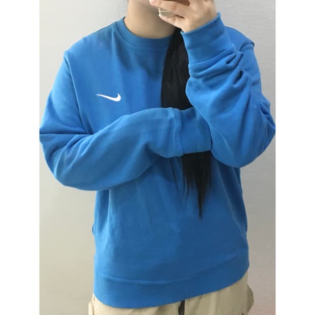 나이키 블루 맨투맨 xxl