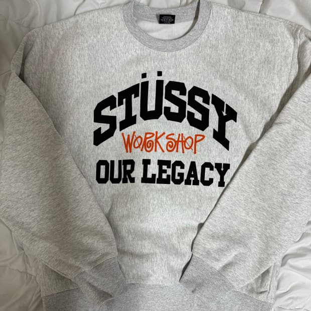 스투시 x 아워레가시 맨투맨 XL