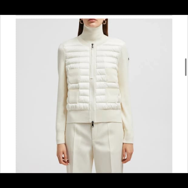 몽클레어 니트 패딩가디건