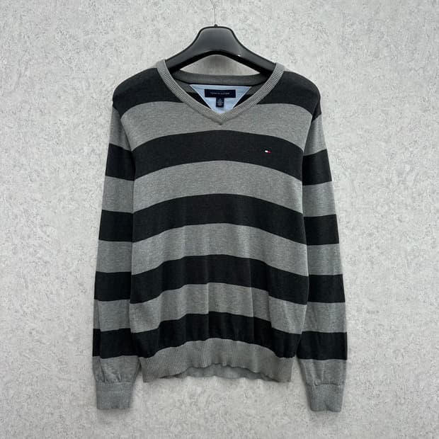 95 타미힐피거 남자 브이넥 니트