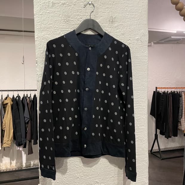 꼼데가르송 폴카닷 가디건