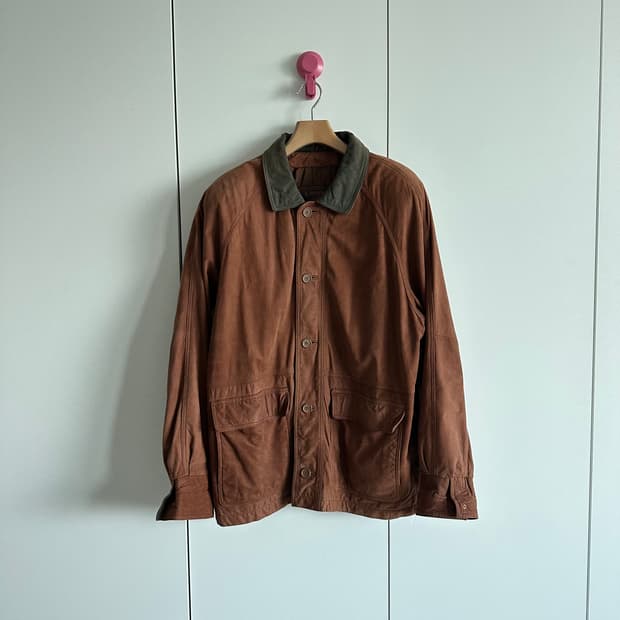 윌슨즈레더 레더 스웨이드 코트