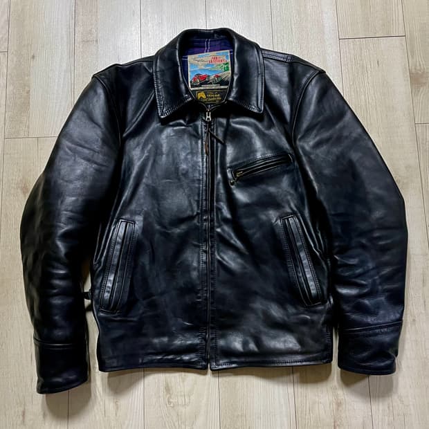 [38] 에어로레더 하프벨트 크롬악셀 블랙 홀스하이드