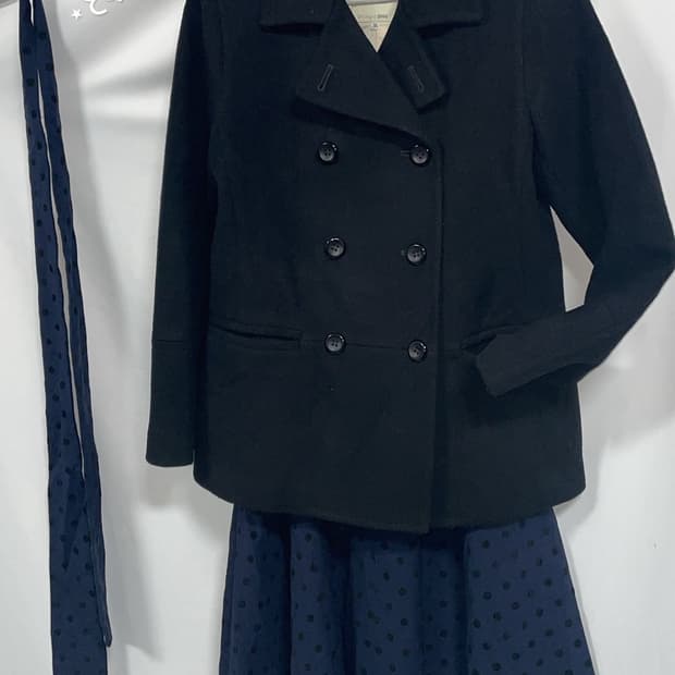 모리걸 더플 숏코트