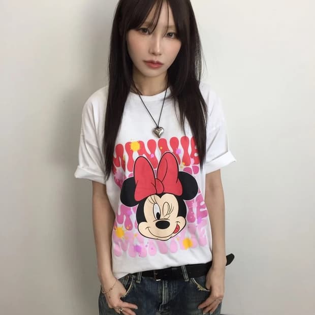 Baby Doll Minnie Graphic Tee