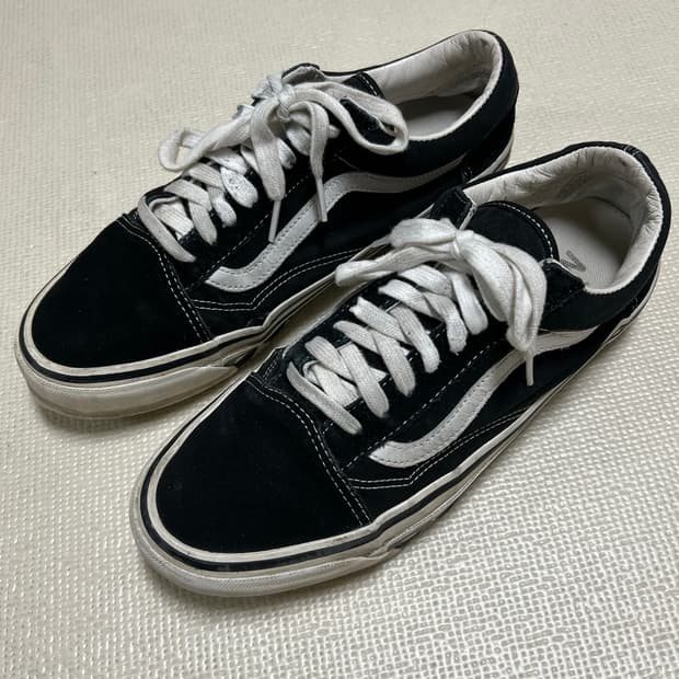 반스 올드스쿨 x 꼼데갸르송 블랙 9.5