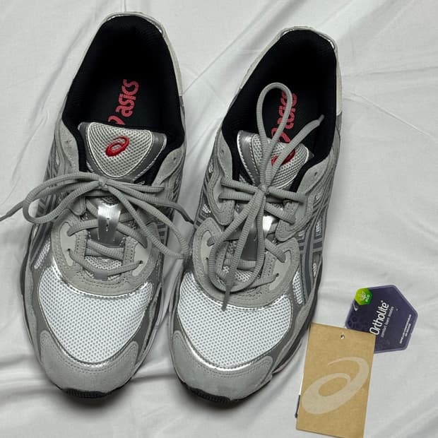 아식스 젤 nyc 화이트 스틸 그레이 290