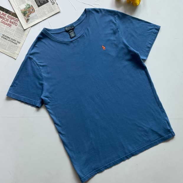 Polo 폴로랄프로렌 라운드 블루 반팔티