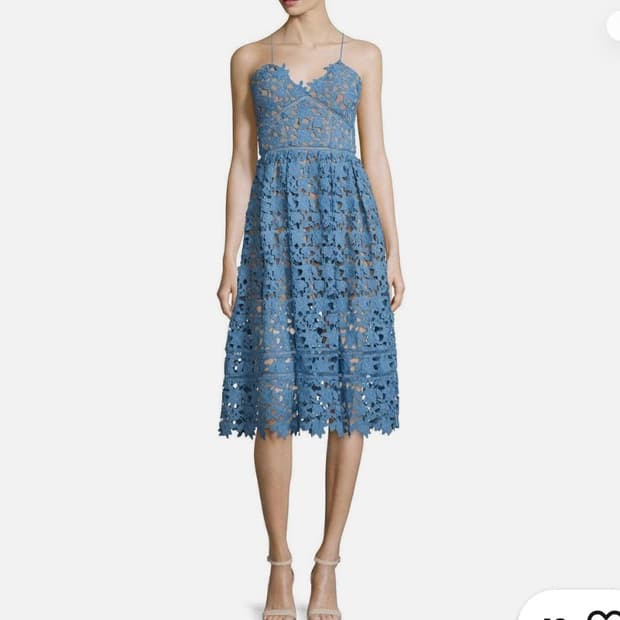 새상품 셀프포트레이트 드레스