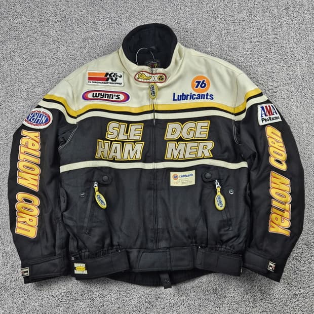 블랙러닝프로젝트 옐로우콘 슬래지해머 레이싱자켓 ( M ) / 10494