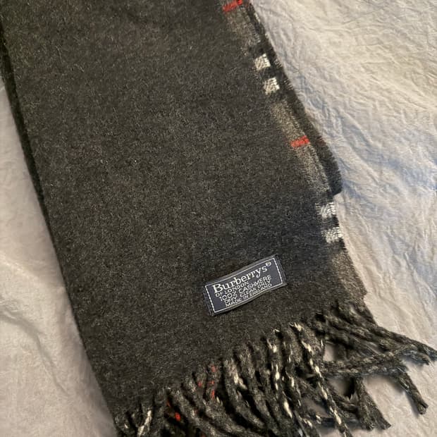 버버리 영국제 캐시미어 머플러 (클래식 체크)
