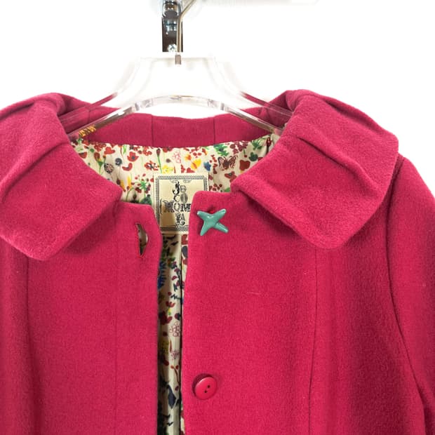 조코모몰라 마젠타 울 코트