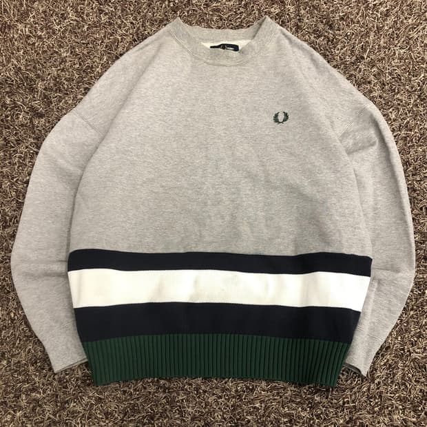 프레드페리 니트 도킹 맨투맨