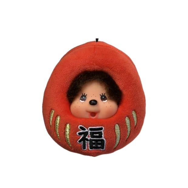 ♥️ Monchhichi 몬치치 다루마 키링 ♥️