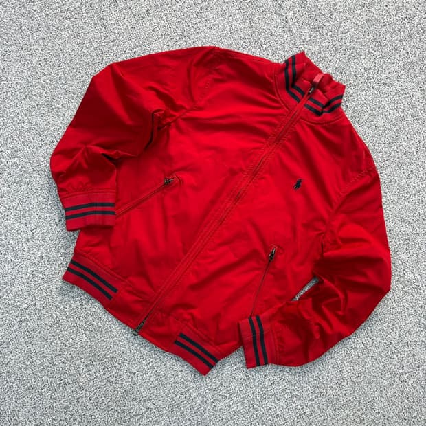 S 폴로 랄프로렌 해링턴 자켓 블루종 0428J