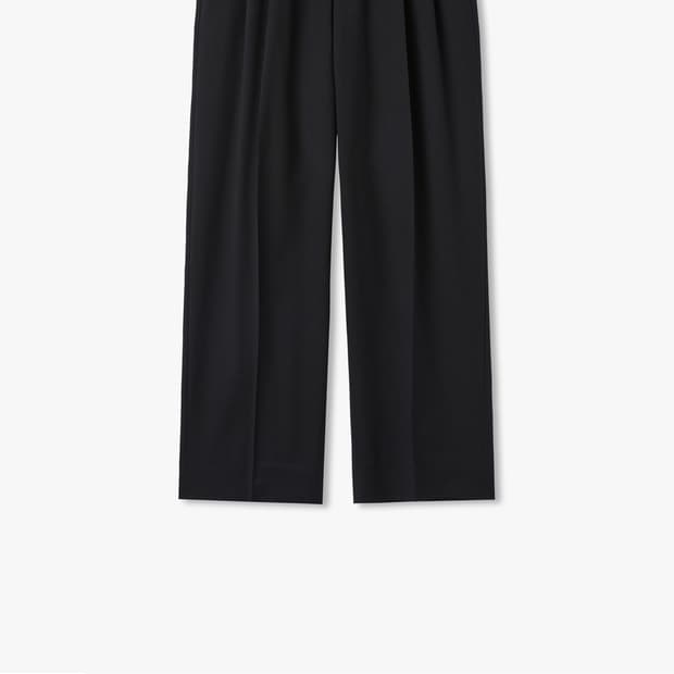 [M] 이얼즈어고 울 와이드팬츠 블랙