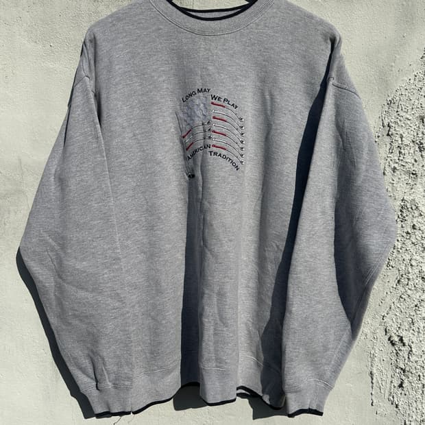 [XL] MC sport 그레이 맨투맨 스웻셔츠