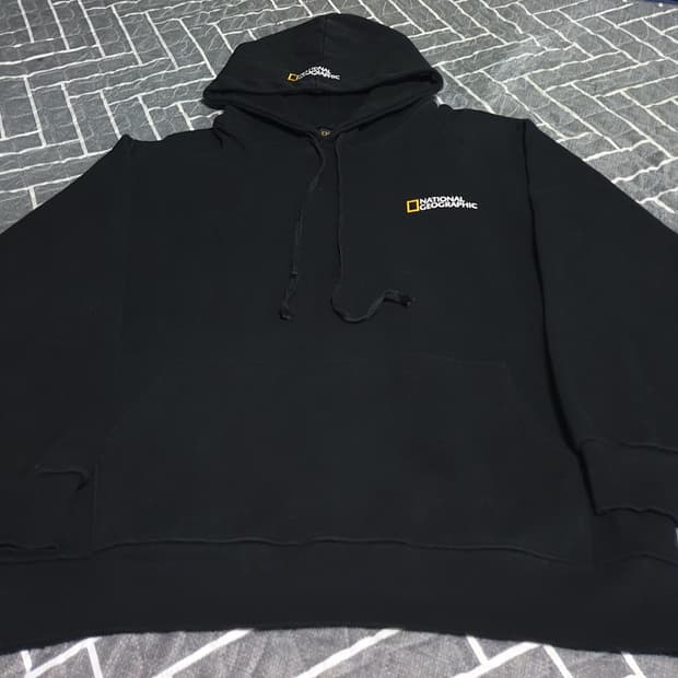 내셔널지오그래픽 후드티 블랙 (XXL)