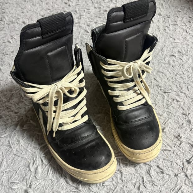 릭오웬스 지오바스켓 모노크롬 신발 36