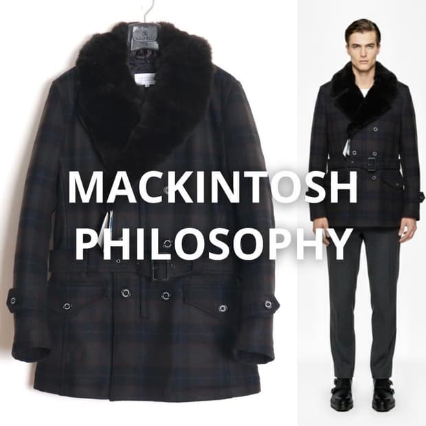 매킨토시 필로소피 신품 코트 38 