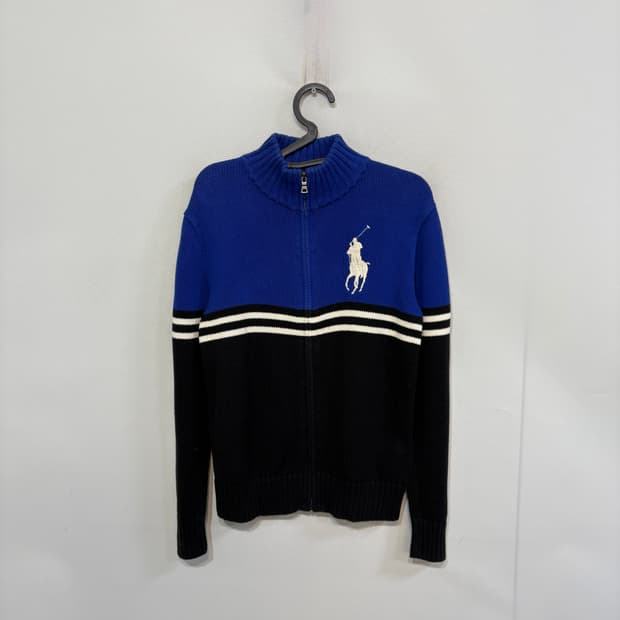 폴로 랄프로렌 빅포니 니트 집업 여성 55정도