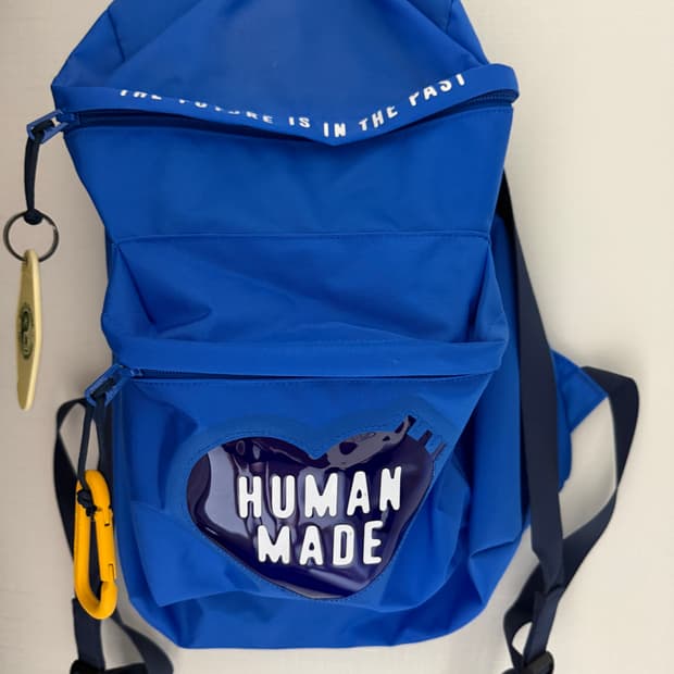 휴먼메이드 백팩 블루