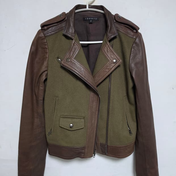 theory 여성 양가죽 라이더 자켓 P(000)
