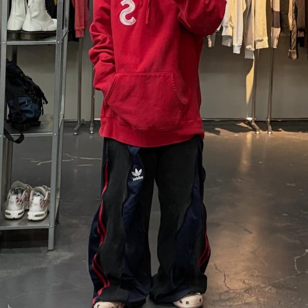 슈프림 S로고 후드 스웨트 셔츠 A2834