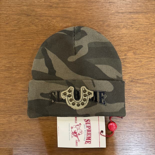 [OS] 슈프림 x 트루릴리전 비니 올리브 카모  