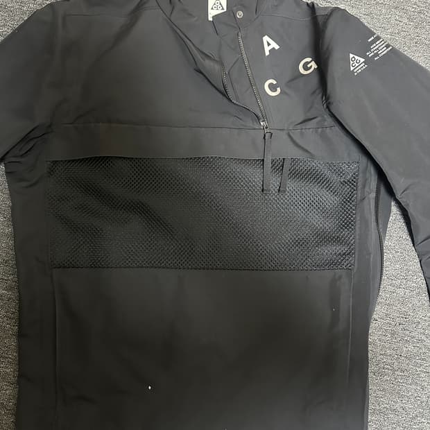 나이키 acg 쉘 풀오버 하프집업 M