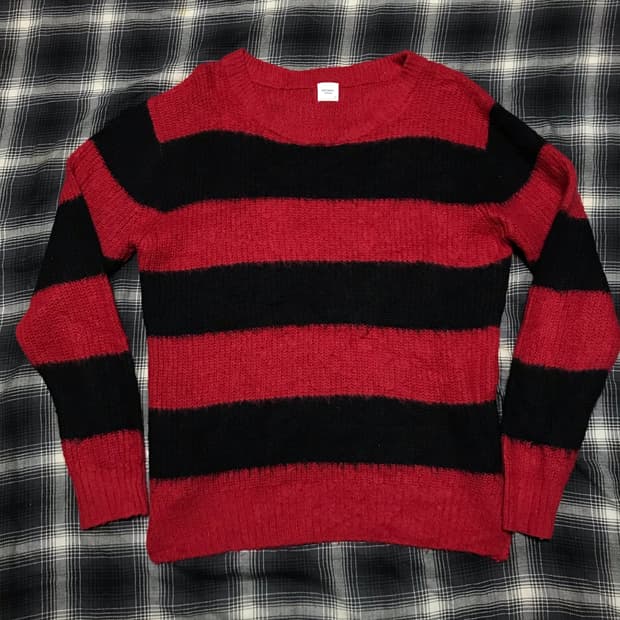 재팬 빈티지 단가라 니트 커트 코베인 바이브