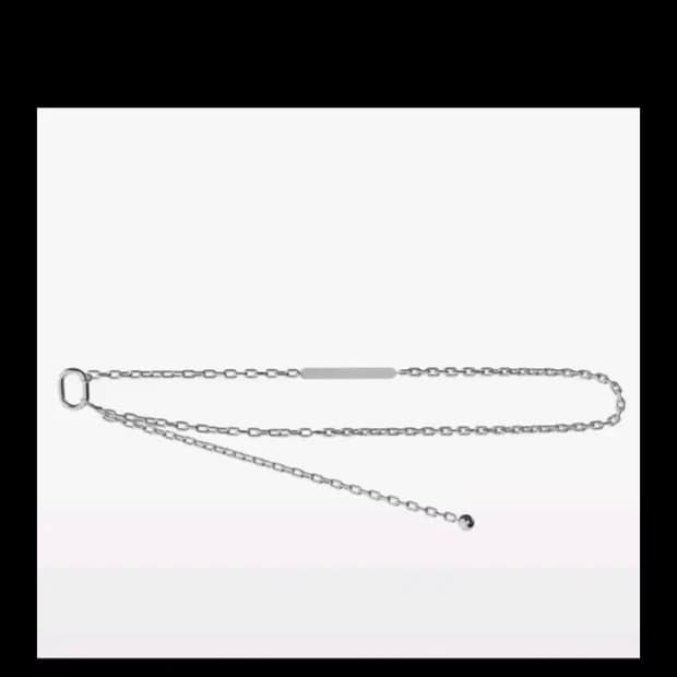 트리밍버드 메탈 체인 벨트