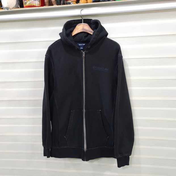 sport-tek 빈티지 후드집업- L