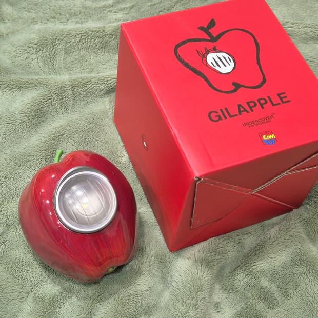 언더커버 애플 램프 조명 레드