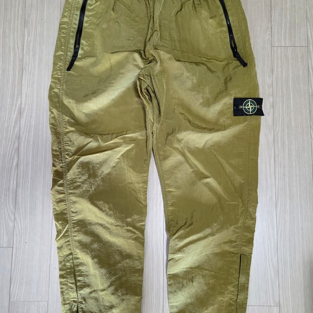 스톤아일랜드 와펜 우븐 조거팬츠 