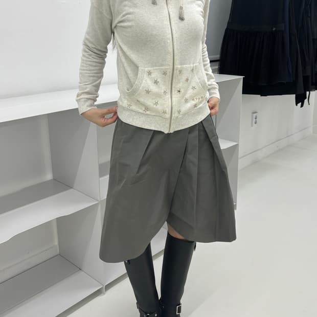 Jil sander navy mid skirt