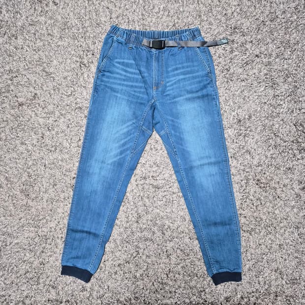 그라미치 Gramicci 데님 조거팬츠 S