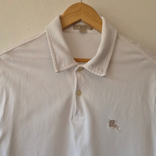 버버리 브릿 남성 긴팔PK카라티셔츠 M사이즈