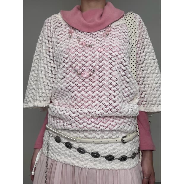 빈티지 세실맥비 크로셰 니트