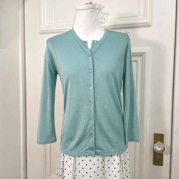 mint basic summer cardigan(size-2)