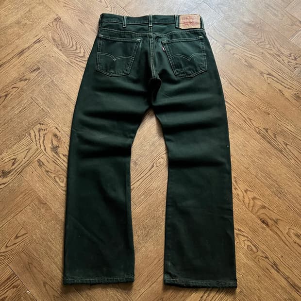 [32]리바이스 517 가먼트다잉 플레어핏 데님 팬츠