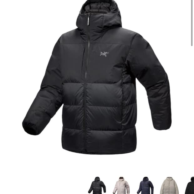 아크테릭스 토륨 SV 후디 블랙