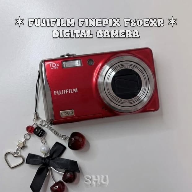 후지필름 파인픽스 F80EXR 빈티지디카 레드