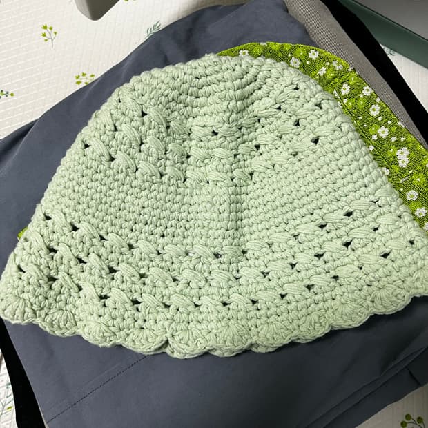 다이애그널 버킷햇