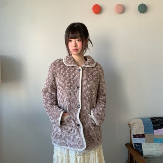 deep rose.. fur jacket